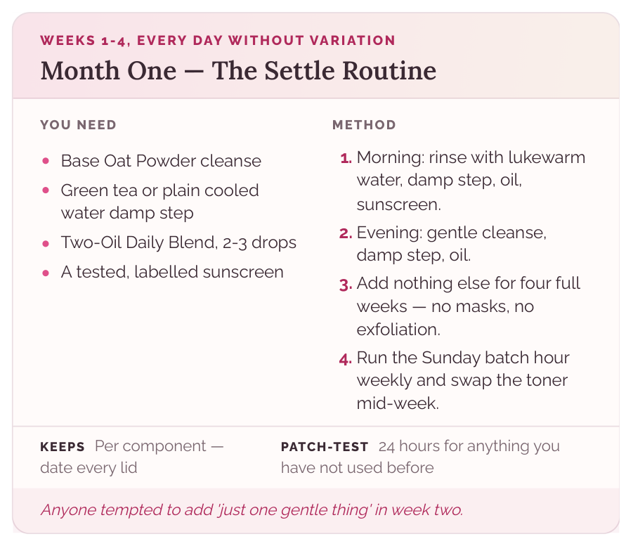 A recipe page from the The 90-Day Skin Plan PDF
